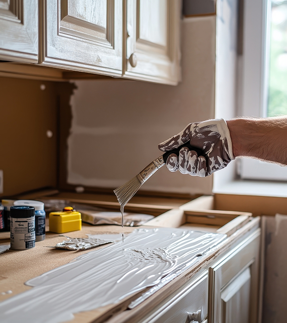 Kitchen Cabinet Refinishing & Painting